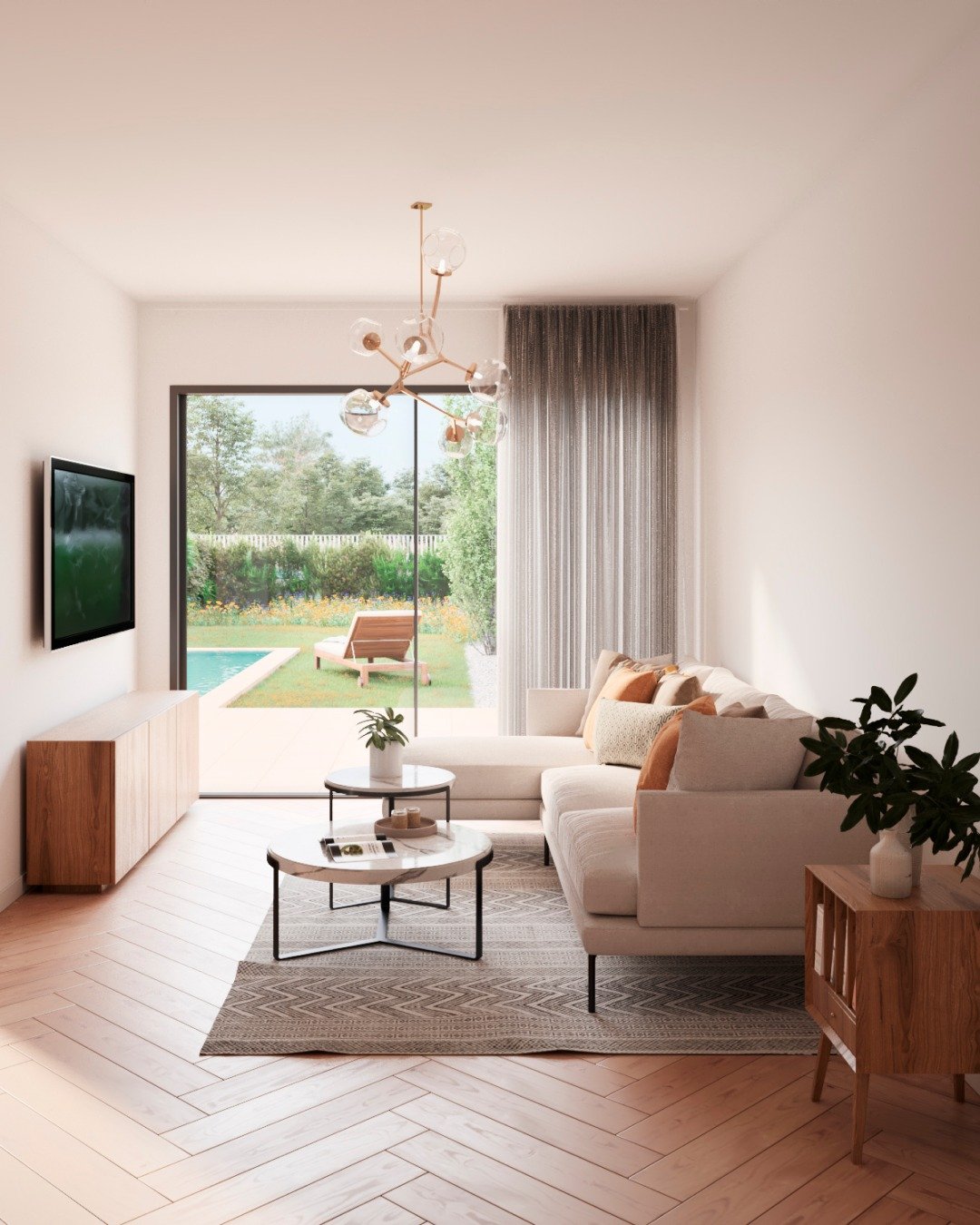 Paseo de Campolivar, new development in Paterna, Valencia, Spain living room