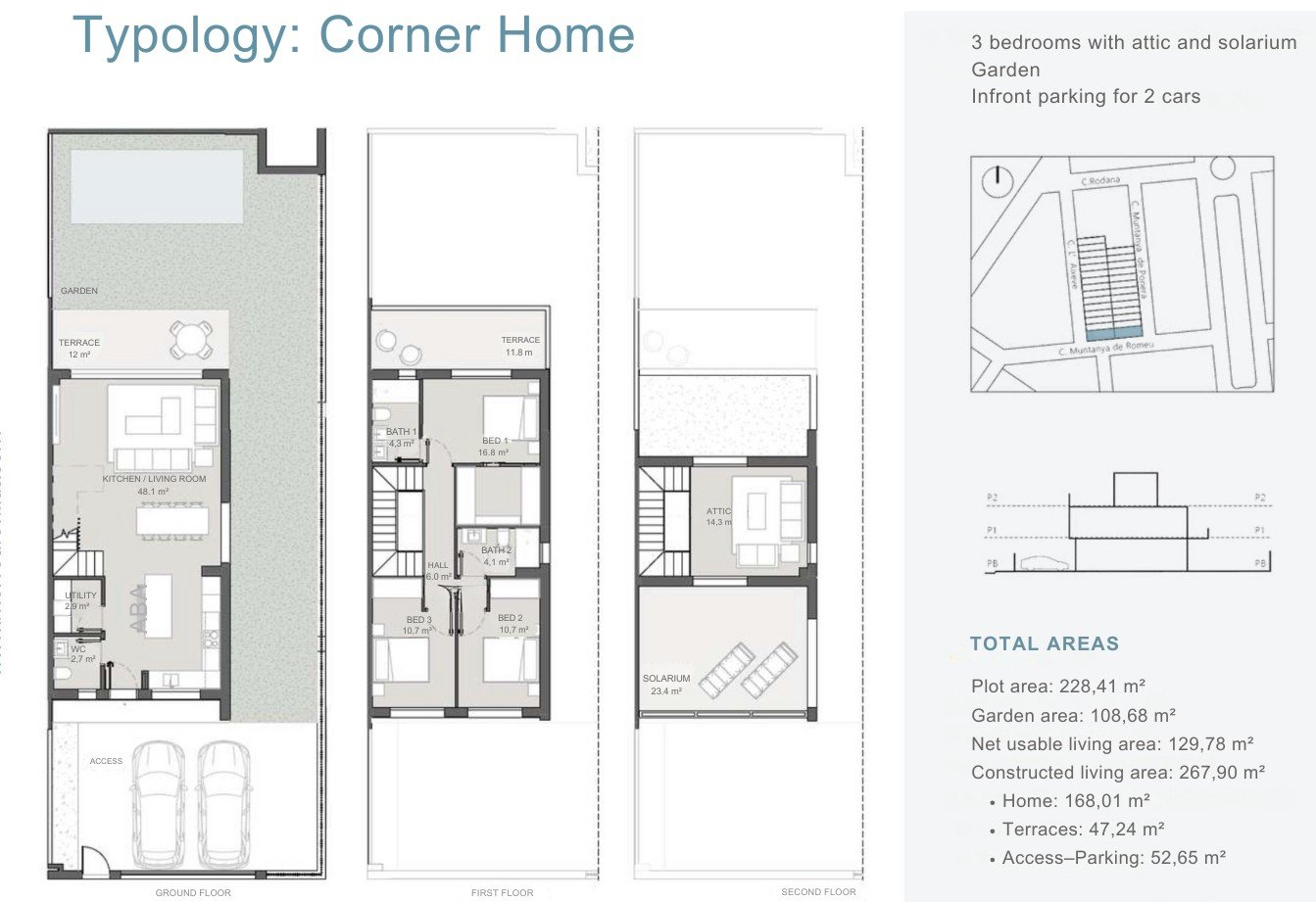 Morvedre Villas Sagunto plan