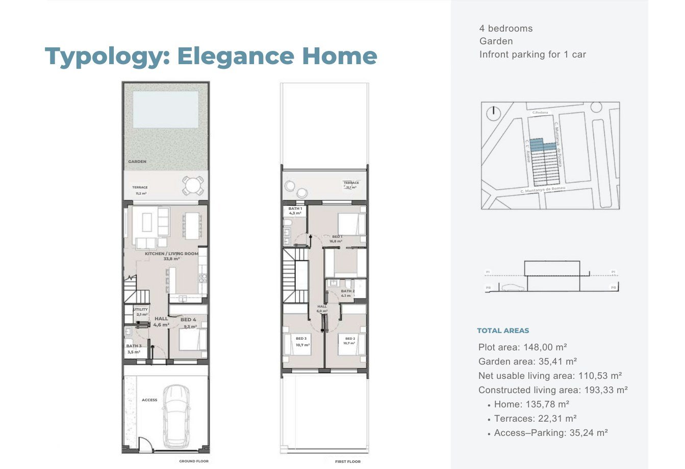Morvedre Villas Sagunto plan