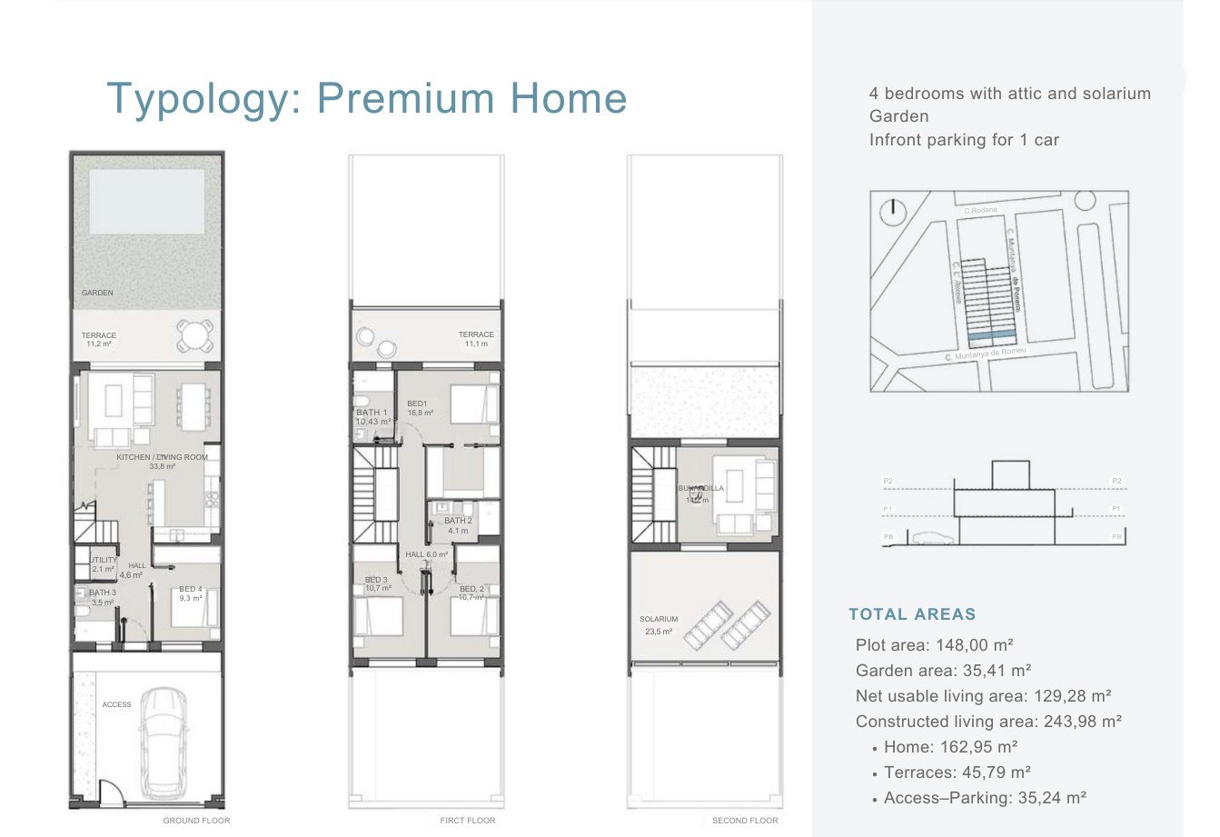 Morvedre Villas Sagunto plan