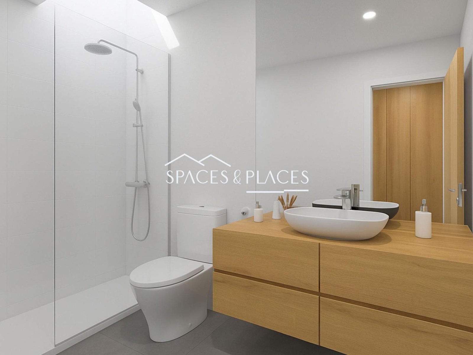 La Canyada new development villa near Valencia bathroom