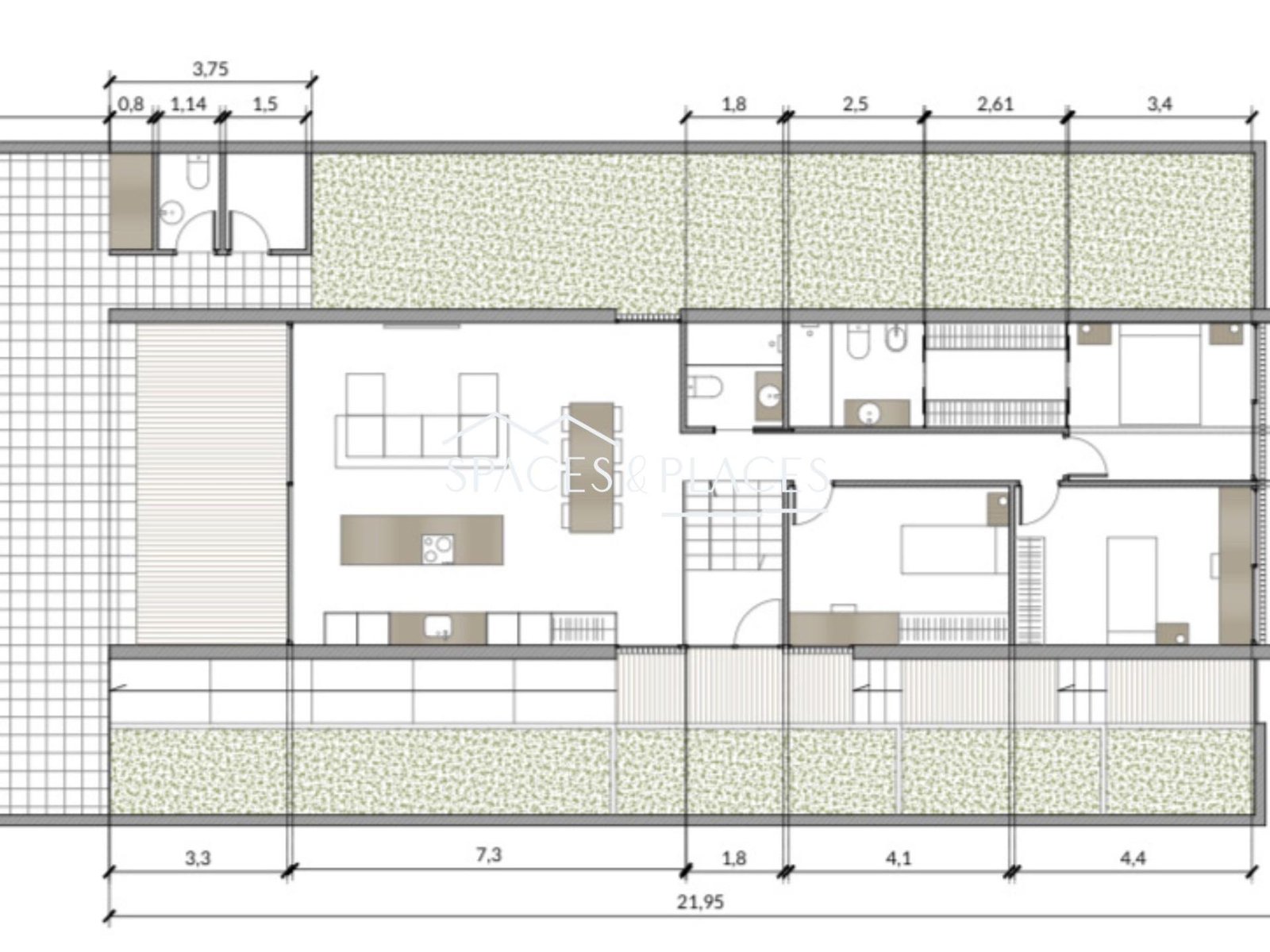 La Canyada new development villa near Valencia plan 2