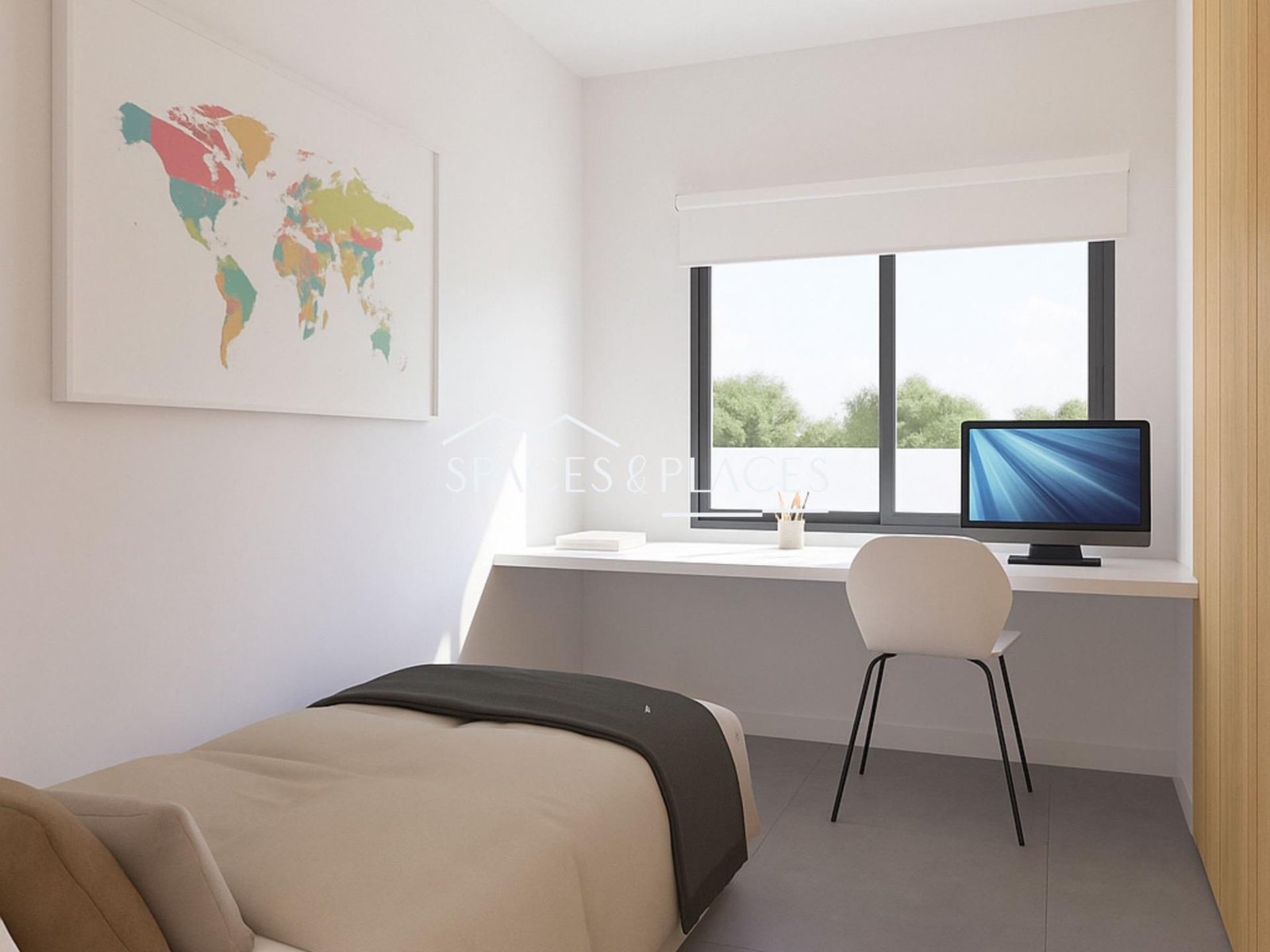 La Canyada new development villa near Valencia bedroon kids