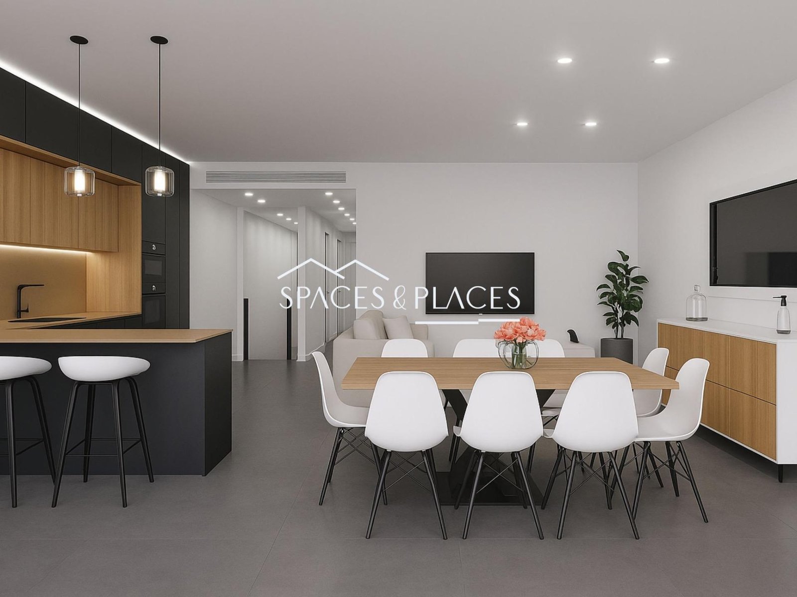 La Canyada new development villa near Valencia dining