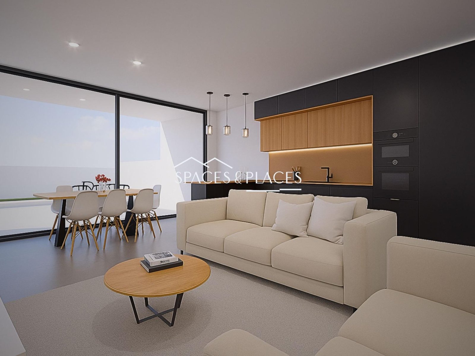 La Canyada new development villa near Valencia living room 22