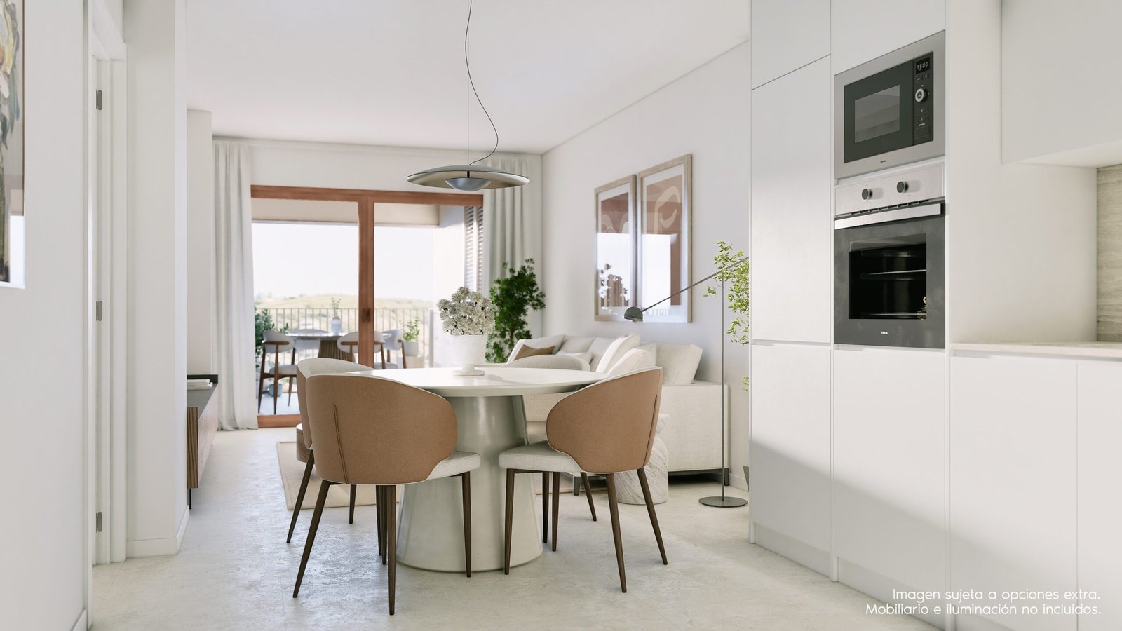 Serestar Javea off plan, new development dinning