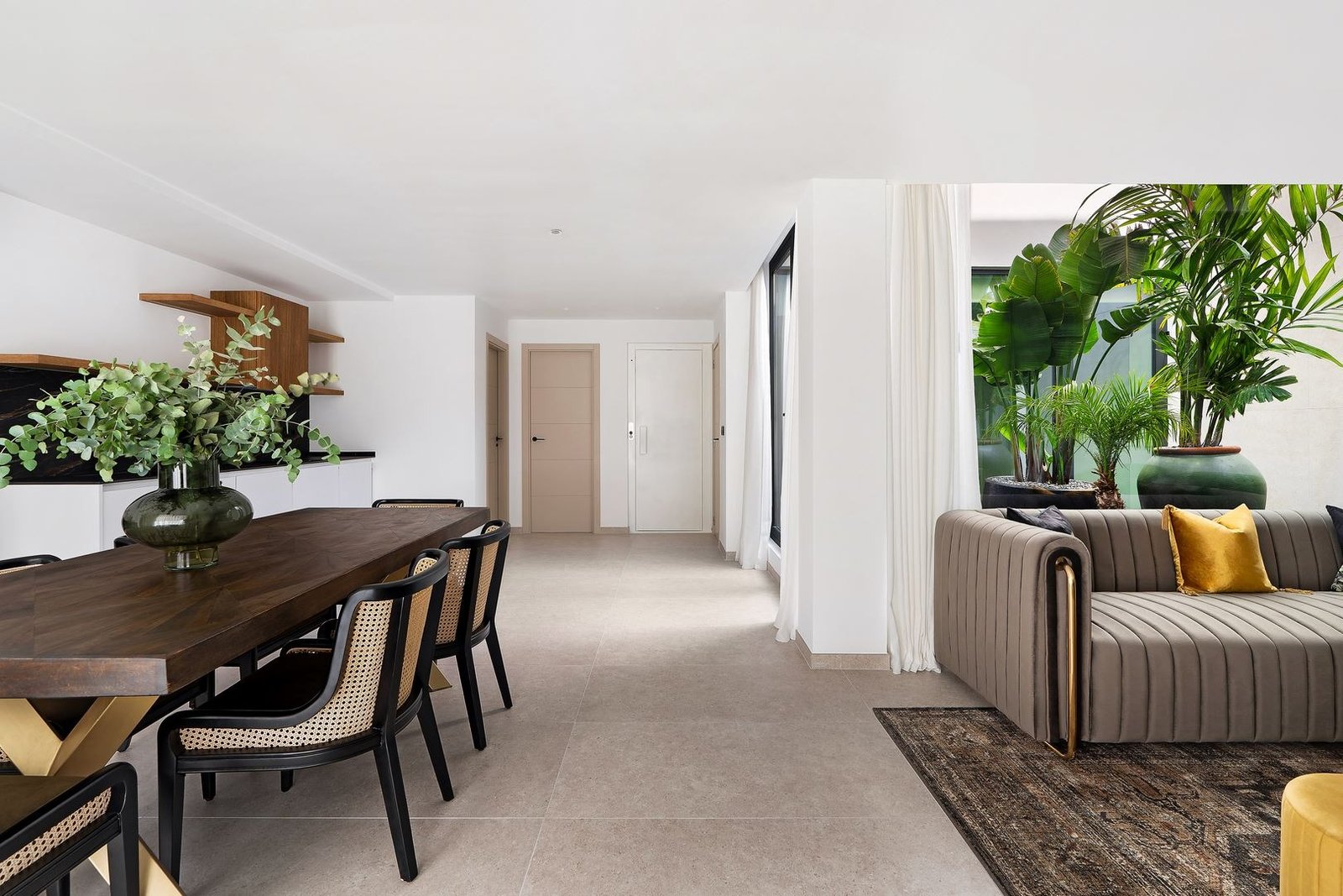 Noa Garden luxury villa Benidorm Spain living room