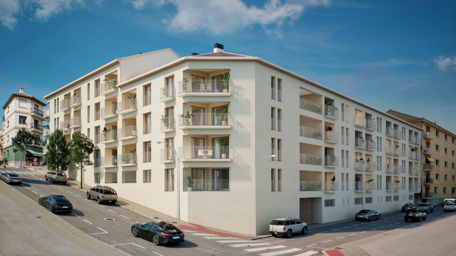 Serestar Javea off plan, new development facede 2