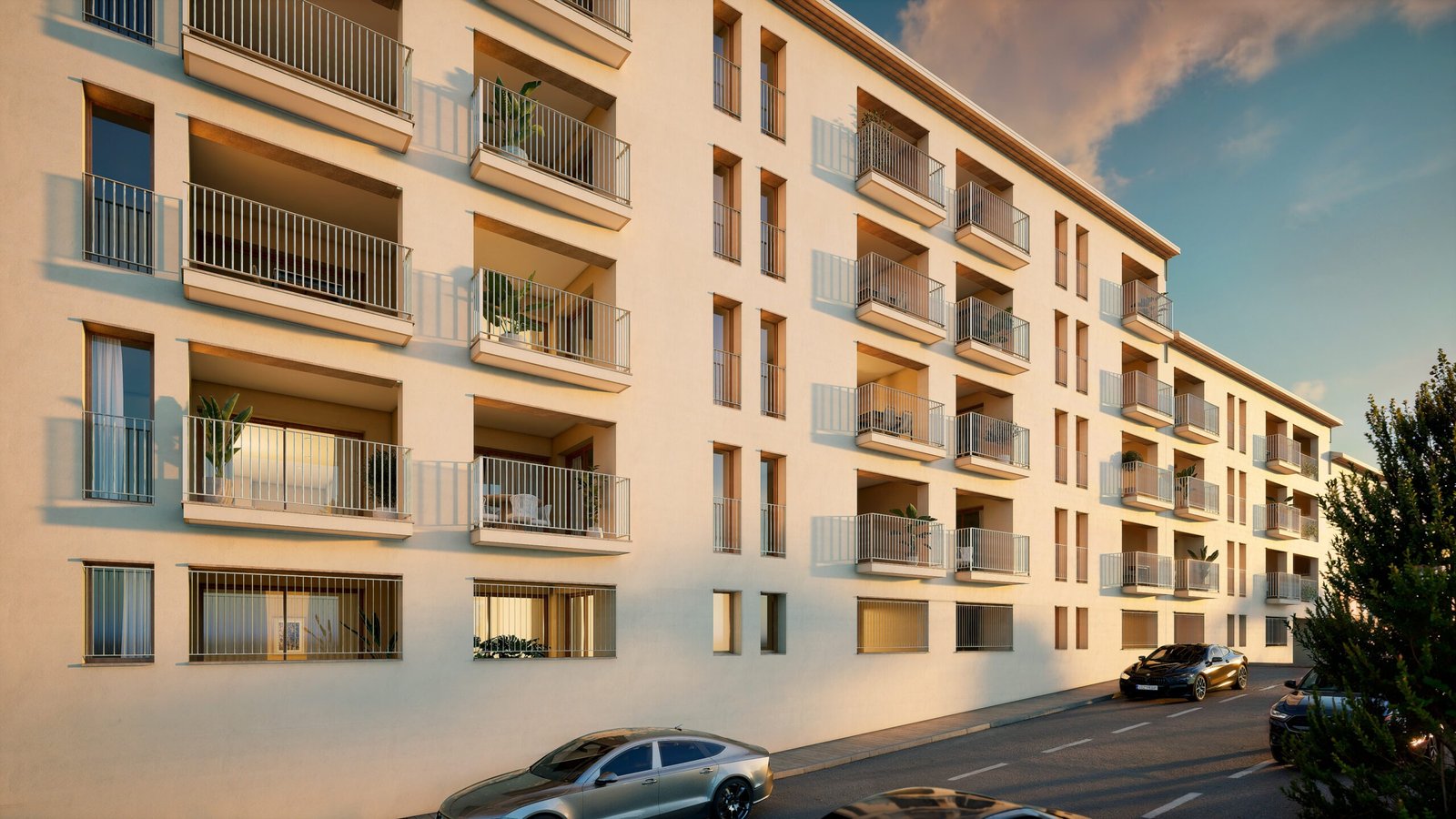 Serestar Javea off plan, new development facade