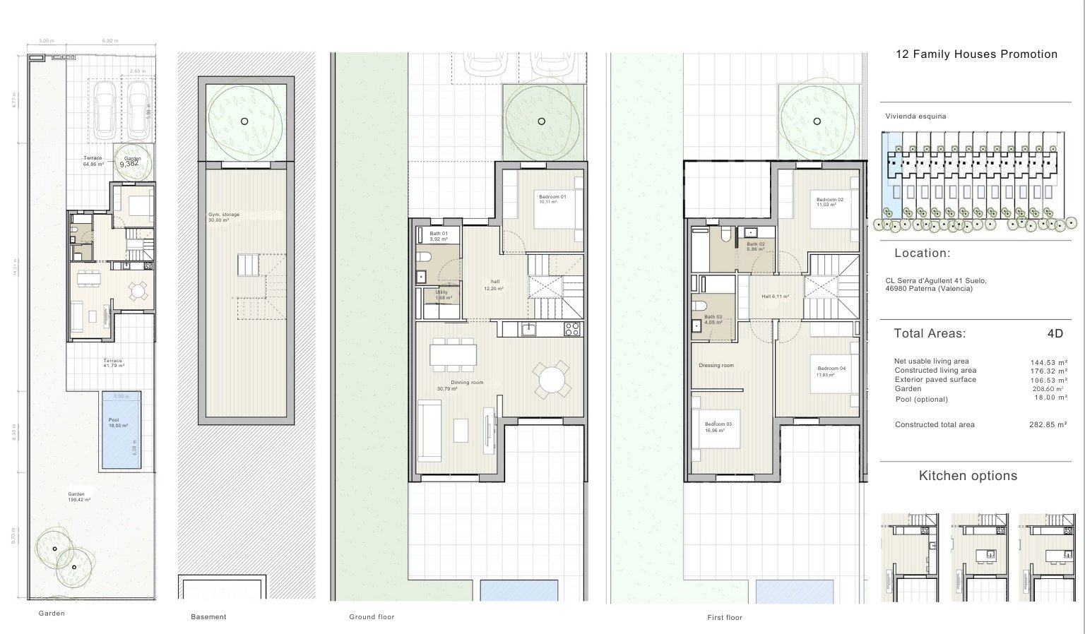 Paseo de Campolivar, new development in Paterna, Valencia, Spain plan 1