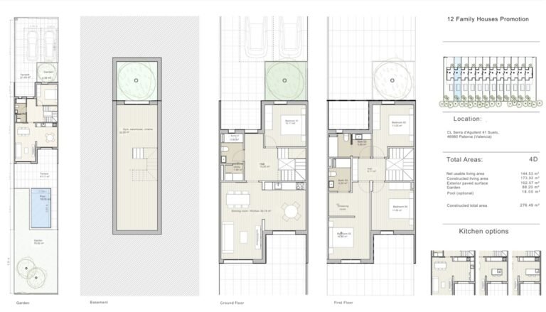New Townhouses Paseo de Campolivar