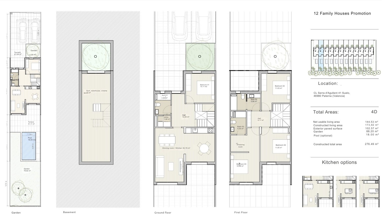 Paseo de Campolivar, new development in Paterna, Valencia, Spain plan 3