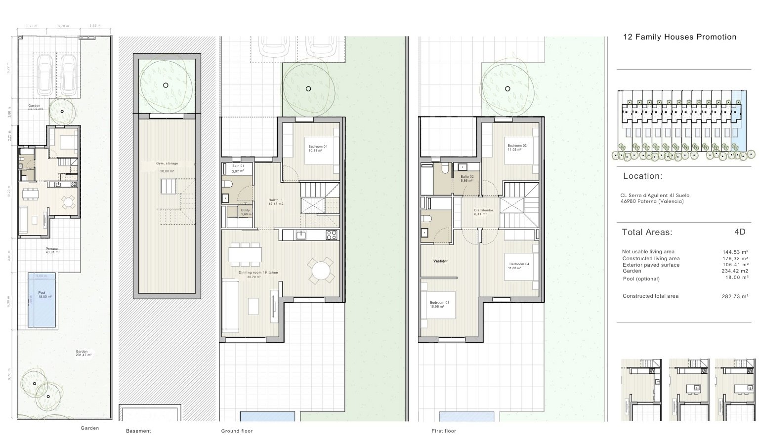 Paseo de Campolivar, new development in Paterna, Valencia, Spain plan 4