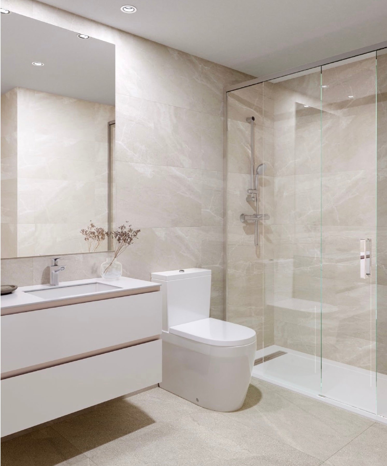 New-Build Apartments in Villajoyosa, Playa del Torres bath