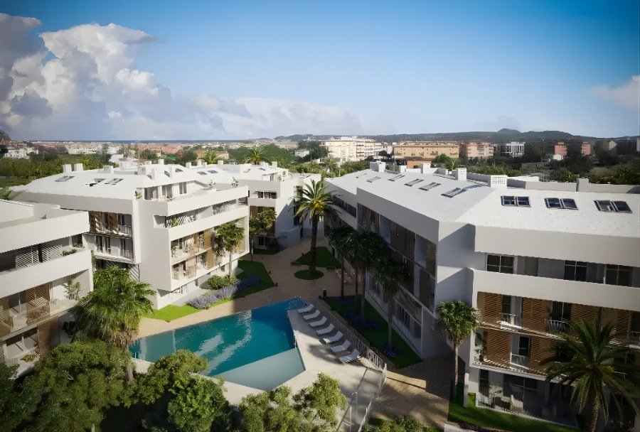 UNIC Javea, Xabia, new apartment garden