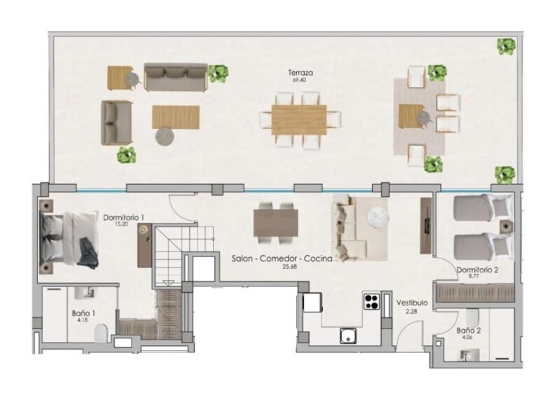 2-bed Apartment in Santa Pola