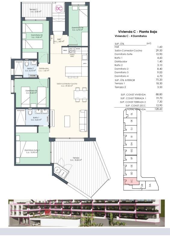 4-bed Apartment in Benijofar
