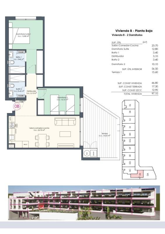 4-bed Apartment in Benijofar