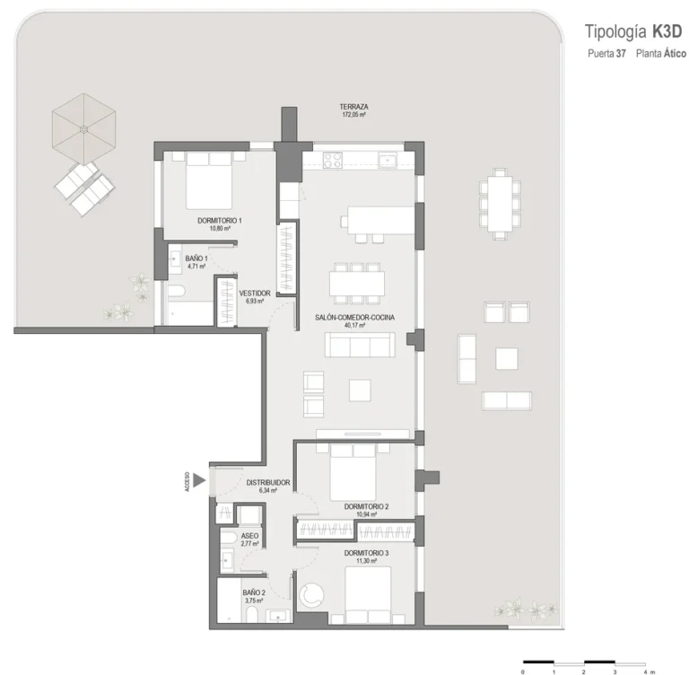 3-Bedroom Apartment in Kaiora Residence, Benicàssim