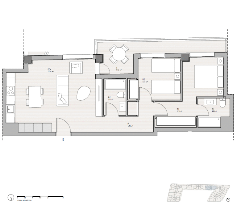 2-Bedroom New-Build Apartment in Castellón | Duch 94