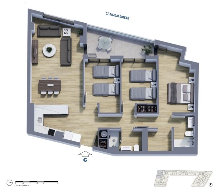 3-Bedroom New-Build Apartments in Castellón | Duch 94