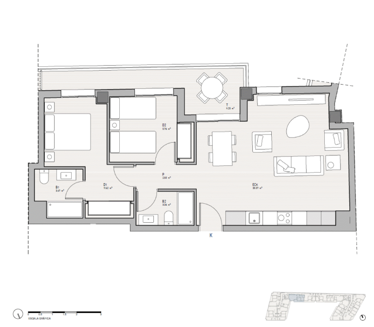 2-Bedroom New-Build Apartment in Castellón | Duch 94