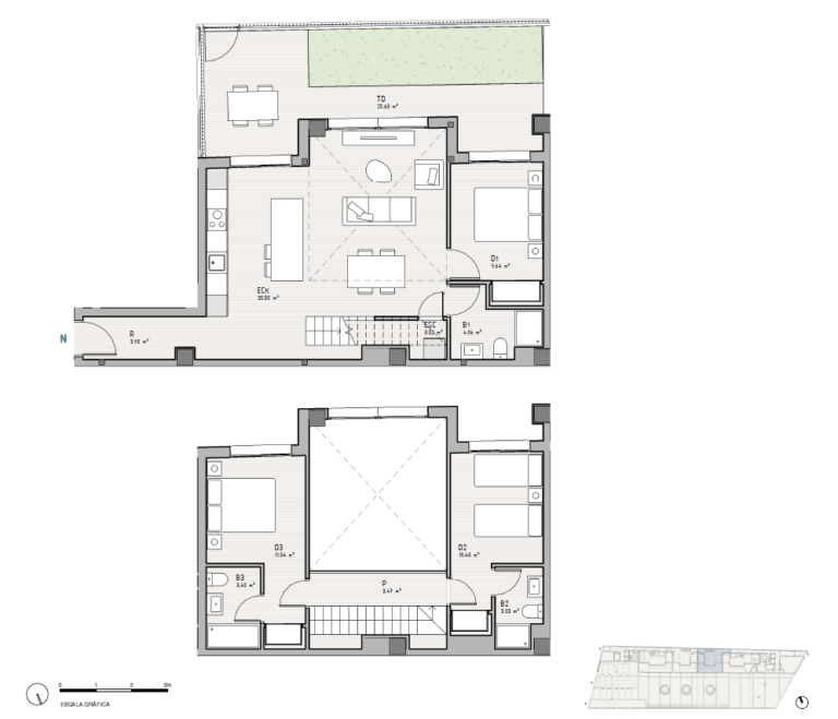 3-Bedroom Duplex with Private Garden in Castellón | Duch 94