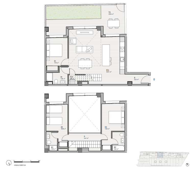 3-Bedroom Duplex with Private Garden in Castellón | Duch 94