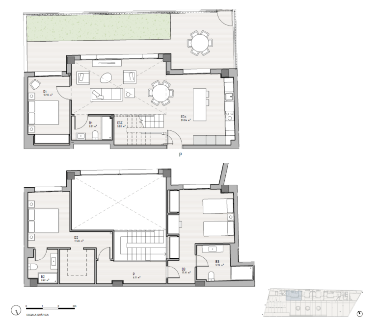 3-Bedroom Duplex with Private Garden in Castellón | Duch 94