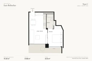 Residencial Luis Bolinches, Valencia: floor plan type C